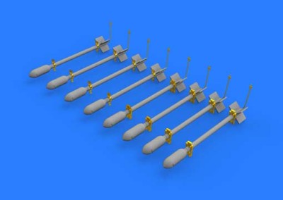 Eduard 648394 British Rocket Projectiles RP-3 60lb S.A.P. 1/48
