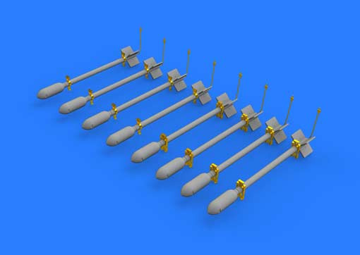 Eduard 648394 British Rocket Projectiles RP-3 60lb S.A.P. 1/48