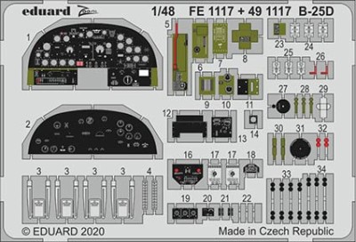 Eduard FE1117 1/48 B-25D (REV)