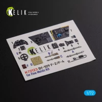 Reskit K72123 BF109-F2/F4 Interior 3D (FINEM.) 1/72
