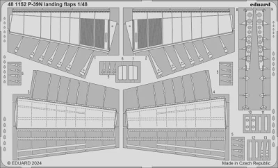 Eduard 481152 SET P-39N landing flaps (ARMA H.) 1/48