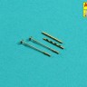 Aber A32019 Set of 2 barrels for British Browning .303 aircraft machine guns with flash hiders 1/32