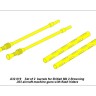 Aber A32019 Set of 2 barrels for British Browning .303 aircraft machine guns with flash hiders 1/32