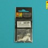 Aber A32019 Set of 2 barrels for British Browning .303 aircraft machine guns with flash hiders 1/32