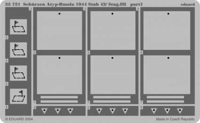 Eduard 35721 Schurzen Atyp-Russia 1944 Stuh 42/StuG.I TAM
