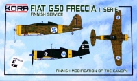 Kora Model PK72162 Fiat G.50 Freccia I.serie Finnish Service 1/72