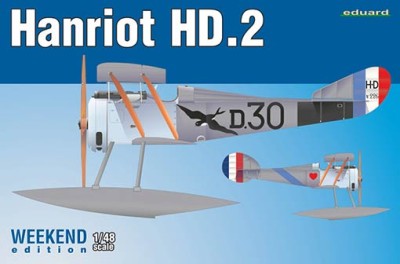 Eduard 08413 1/48 Hanriot HD.2 (Weekend Edition)