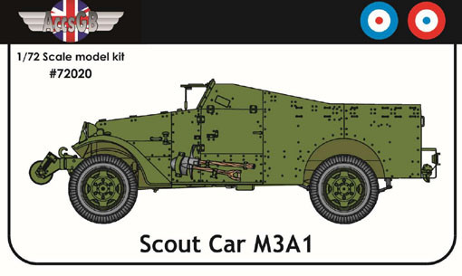 AGB 72020 M3A1 Scout car 1:72