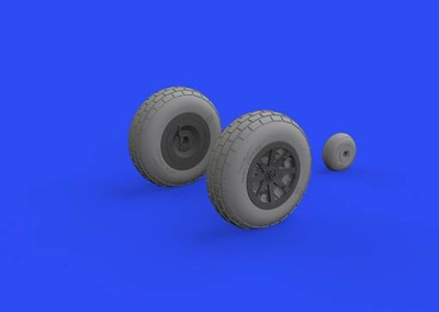 Eduard 632160 BRASSIN 1/32 P-40E wheels (TRUMP)