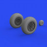 Eduard 632160 BRASSIN 1/32 P-40E wheels (TRUMP)