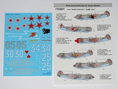 Foxbot Decals FBOT48023 Lavochkin La-5FN Part 1 1/48