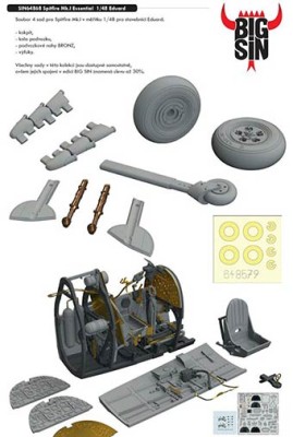 Eduard SIN64868 BIGSIN 1/48 Spitfire Mk.I ESSENTIAL (EDU)