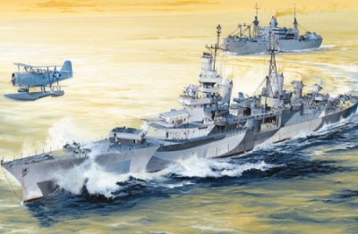 Trumpeter 05327 Корабль USS Indianapolis CA-35 1944 (1/350)