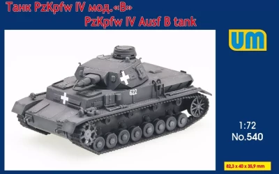 UniModel UMM-72540 PzKpfw IV Ausf. B tank 1/72