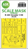 Art Scale 200-M48270 Douglas B-26C Invader canopy frame paint mask (outside only) 1/48
