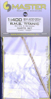 Master SM-400-004 1/400 R.M.S. Titanic (Olympic&Britannic) Masts set