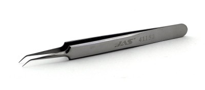 Jas 41152 Пинцет изогнутый 45°, 118 мм