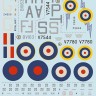 Print Scale 48233 Hawker Hurricane Aces in the Mediterranean & Africa Part-5 / 48-233 / 1/48