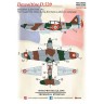 Print Scale PSM48003 Dewoitine D. 520 mask +decal+3D decal / Dewoitine D. 520 with 1AC. 1AC fought the Allies during the Syria–Lebanon campaign 1/48