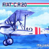Kora Model KPK72071 Fiat C.R.20 Italian Service (4x camo) 1/72