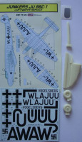 Kora Model DEC72186 Ju-86C-1 Luftwaffe service (ITAL) декали декали 1/72