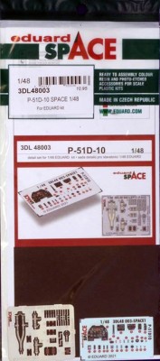 Eduard 3DL48003 1/48 P-51D-10 SPACE 3D (EDU)