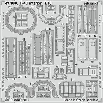 Eduard 491006 SET F-4C interior (ACAD)