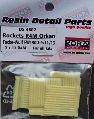 Kora Model DS4802 Rockets R4M Orkan FW 190D-9/11/13 (2x13 pcs.) 1/48