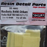Kora Model DS4802 Rockets R4M Orkan FW 190D-9/11/13 (2x13 pcs.) 1/48