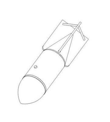 CMK 5065 WWII German bomb SC 250kg (4pcs) 1/32
