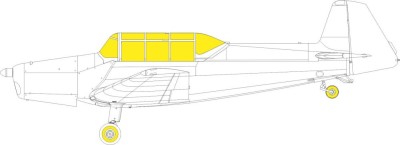 Eduard EX827 Mask Z-126 TFace (EDU) 1/48