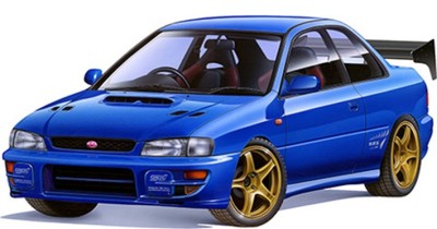 Fujimi F-04799 Subaru Impreza Sti Version VI (w/GT-W Wing) 1/24