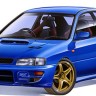 Fujimi F-04799 Subaru Impreza Sti Version VI (w/GT-W Wing) 1/24