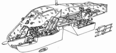 CMK 4007 Me 410 B - interior set for REV - MON 1/48