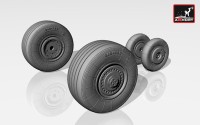 Armory ARAW72018 Mikoyan MiG-23BM, MiG-27, MiG-27M/MiG-27D/MiG-27K wheel set 1/72