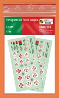4+ Publications DMK7223 Decals Portuguese AF Insignia (2 sets) 1/72