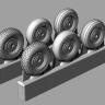 Brengun BRL-32053 Spitfire 4 spoke wheels set (3 types, 6 pcs.) 1/32