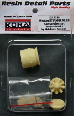 Kora Model DS7250 W.Lysander Mk.I/III - Conv.Set (MATCH/PAVLA) 1/72