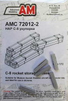 Advanced Modeling AMC 72012-2 C-8 rocket storage boxes 1/72