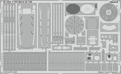 Eduard 491328 SET F-16C Block 25 (KIN) 1/48