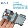 Quinta studio QR35049 Коврики напольные и брызговики для модели УАЗ-469 (Звезда) 1/35
