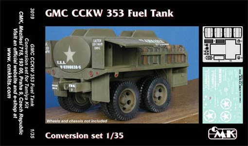 CMK 3019 GMC CCKW 353 fuel tank - conversion set for TAM 1/35