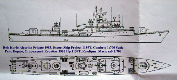 Maquette Bateau 1/700 Combring (Kombpnr) Ref 70341 Reis Korto Frigate