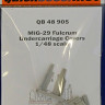 QuickBoost QB48905 MiG-29 Fulcrum undercarriage covers (ACAD) 1/48