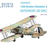 Quinta studio QD48402 Gloster Gladiator MKII (I Love Kit) 1/48