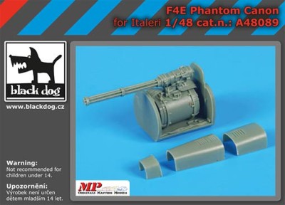 BlackDog A48089 F4E Phantom canon (ITAL) 1/48