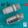 Reskit U48452 F-15 (A,B,C,D,E,J) open exh. nozzles (HAS) 1/48