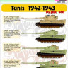 Hm Decals HMDT48013 1/48 Decals Pz.Kpfw.VI Tiger I Tunis 1942-1943