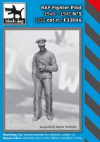 Black Dog F32046 RAF Fighter pilot 1940-45 No.5 (1 fig.) 1/32