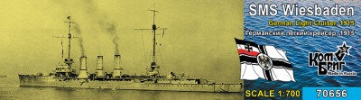 Combrig 70656 German Wiesbaden Light Cruiser, 1915 1/700